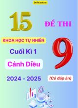 15 Đề thi Khoa Học Tự Nhiên 9 cuối Kì 1 Cánh Diều 2024-2025 (Có đáp án)